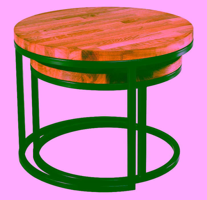 Ästhetischer runder Loft-Tisch – Kleine Tische :: Versanis