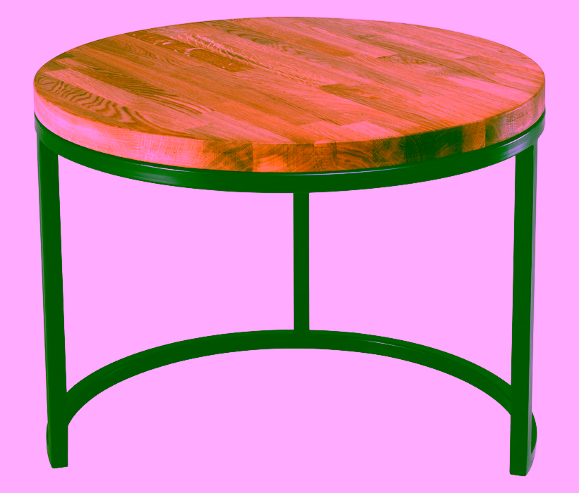 Ästhetischer runder "Loft/Industrial" Tisch – Kleine Tische :: Versanis