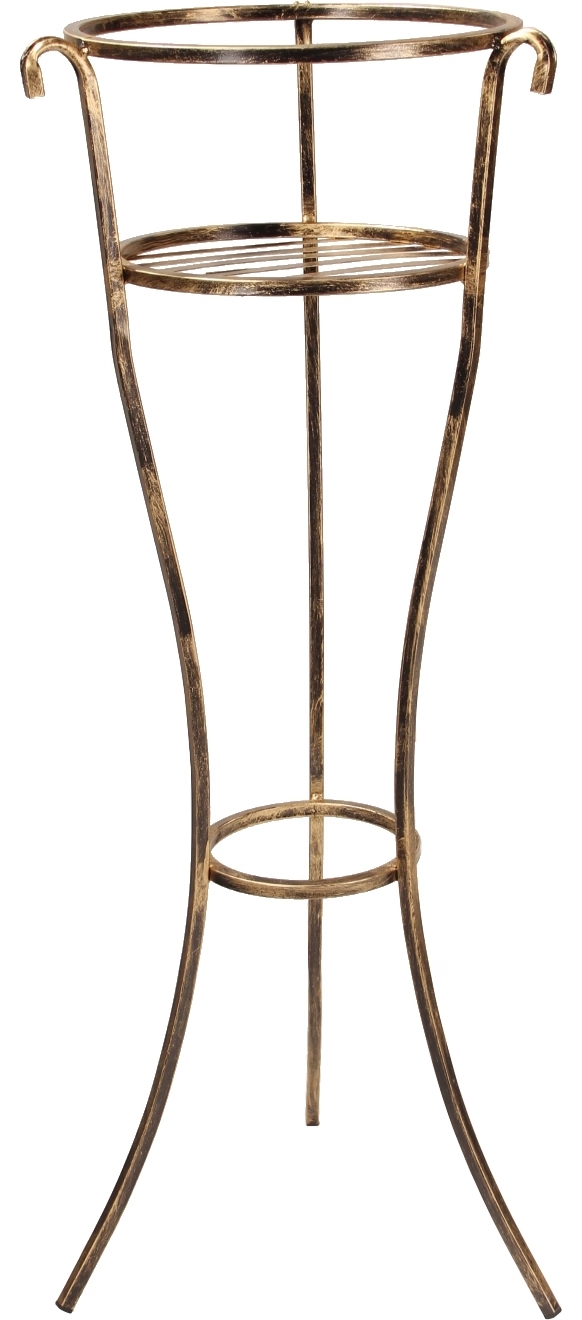 Klassische Blumensäule aus Metall für 1 Blumentopf – Blumenständer