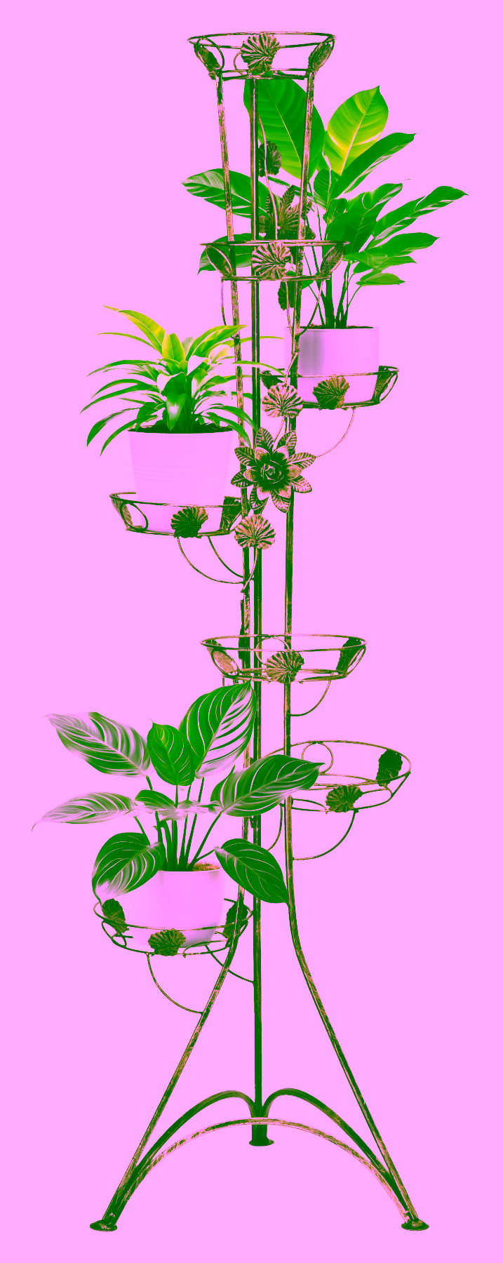 Blumenst&auml;nder S&auml;ule 7 mit Rose