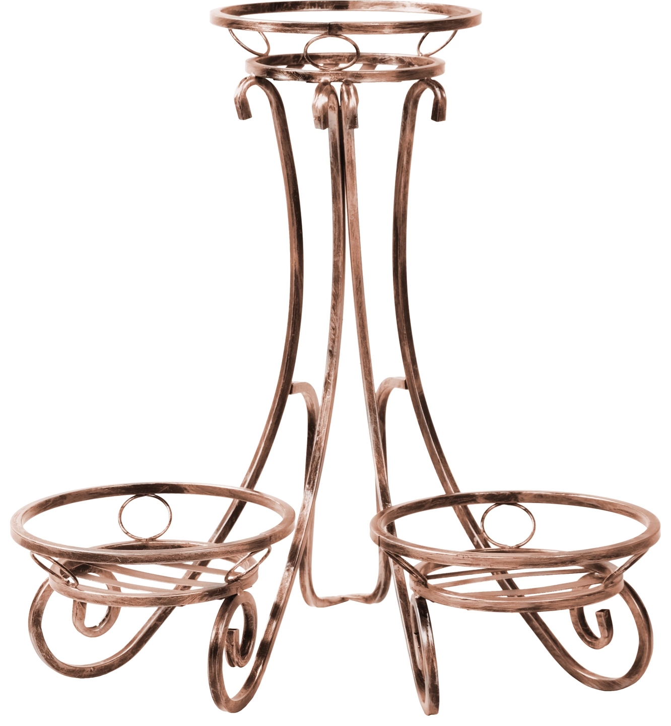 Dekoratives Eckblumenbeet aus Metall fr 3 Pflanzen. | Versanis.de