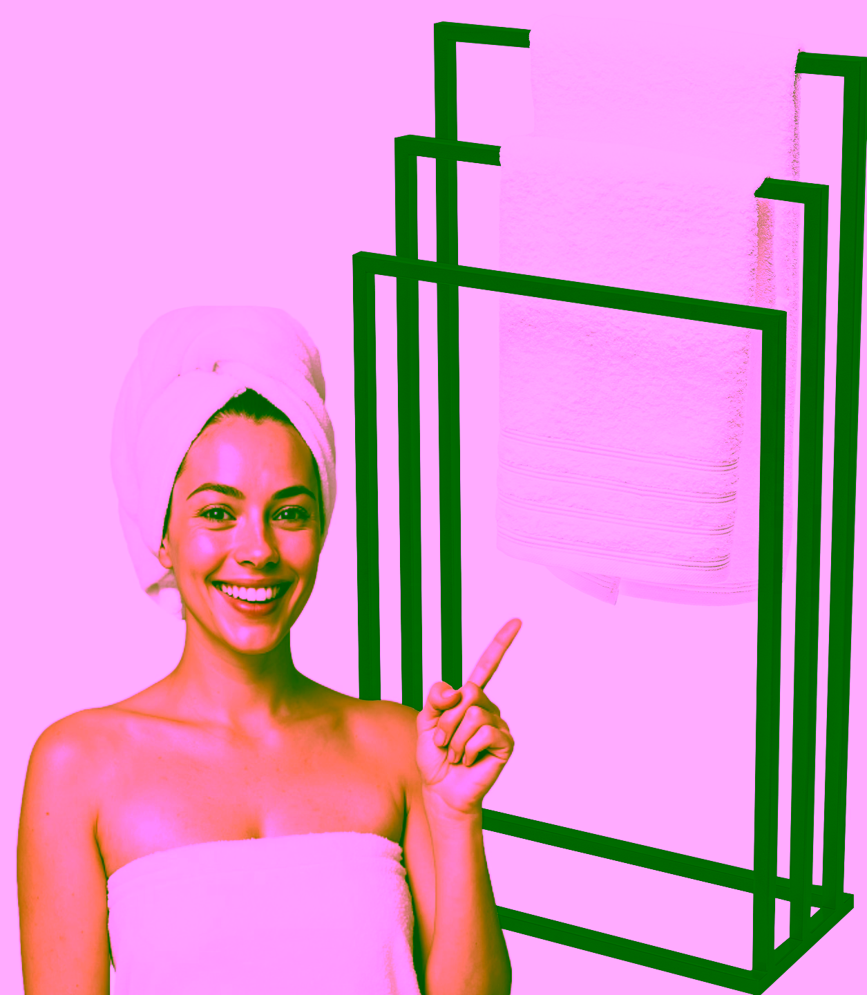 Handtuchst&auml;nder 3-stufig