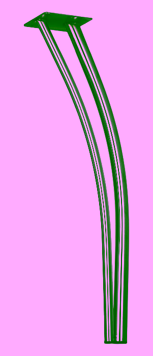 Tischbein Chrom – Kleine Tische :: Versanis