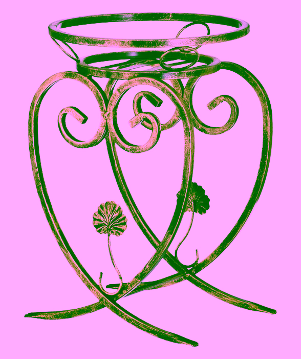 Blumenständer Metall Herzform – Blumenständer :: Versanis