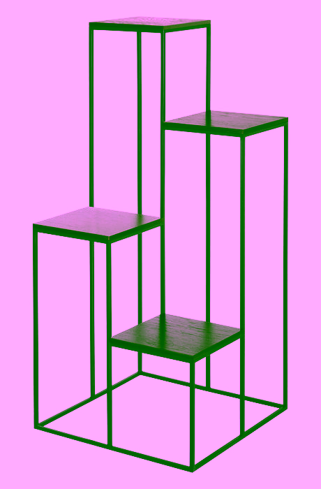 4-stufiger Blumenständer. Blumenständer Modell:498