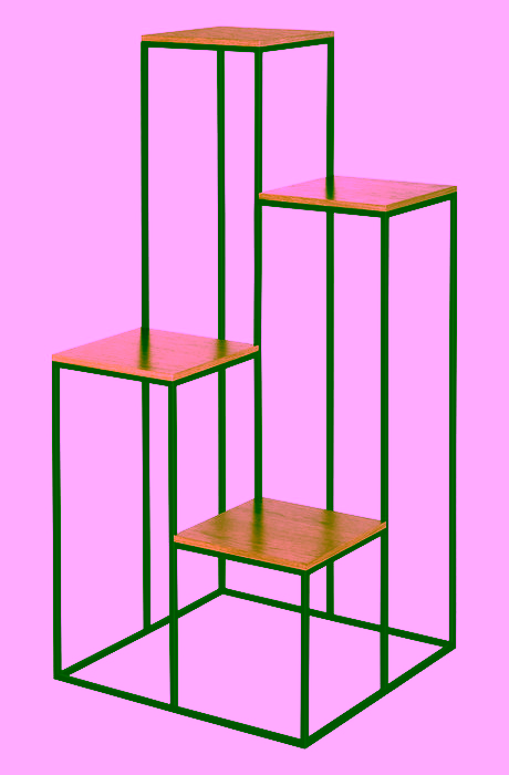 4-stufiger Blumenständer. Blumenständer Modell:498