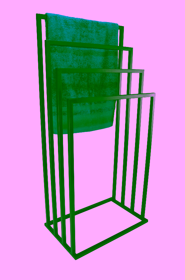 Handtuchbügel. Handtuchhalter für das Bad mit 4 Armen