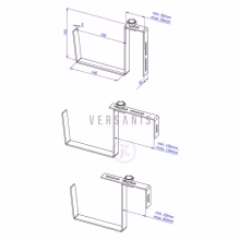 Balkonkastenhalter - verstellbar Modell:34