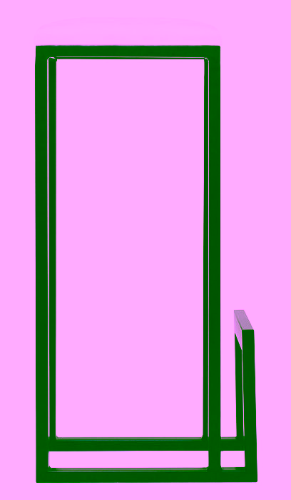 Barstuhl aus Metall, Modell:511