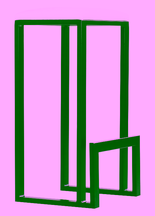 Barstuhl aus Metall, Modell:511