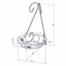 Blumenampelhalter Modell:16