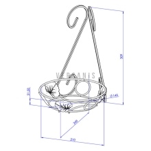 Blumenampelhalter Modell:16