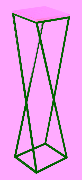 Blumenbeet, diagonaler Pflanzenständer Modell:519