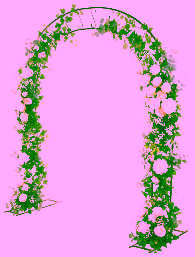 Blumenbogen/Rosenbogen Metall