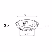 Blumenetagere aus Metall Modell:129C