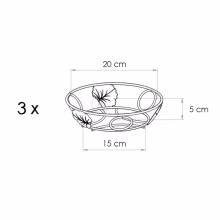 Blumenständer Metall 3 Modell:129