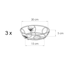 Blumenständer Metall 3 Modell:129