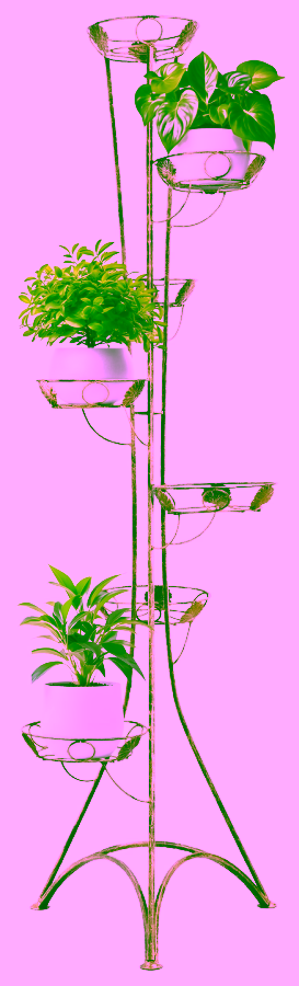 Blumenständer Metall 7 Ebenen