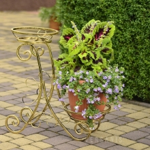 Blumenständer. Metallblumenbeet für Modell:51