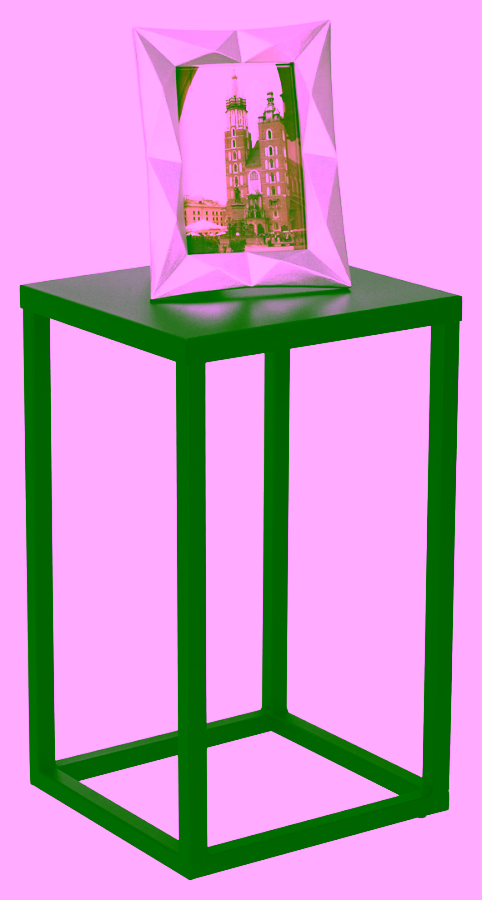 Pflanzenständer aus Metall. Blumenbeet 70 cm. im LOFT-Stil.