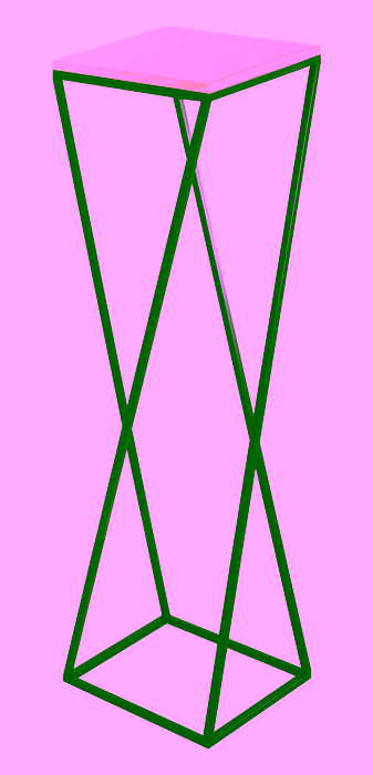 Blumenständer mit Metallbasis Modell:676