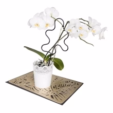 Blumenstütze. Metall-Pflanzenstütze KLEKS Modell:549