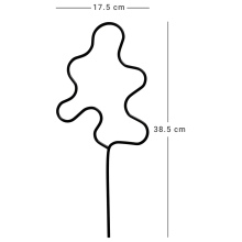 Blumenstütze. Metall-Pflanzenstütze KLEKS Modell:549