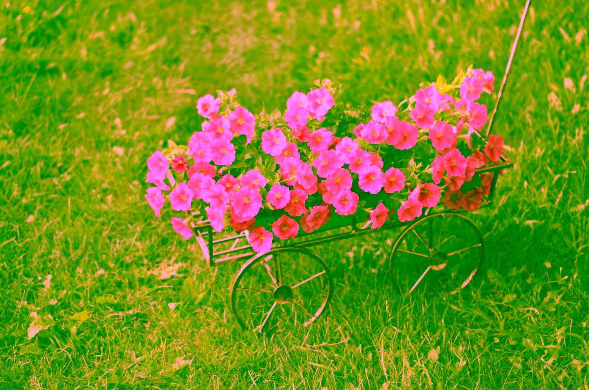 Blumenwagen Metall Modell:46