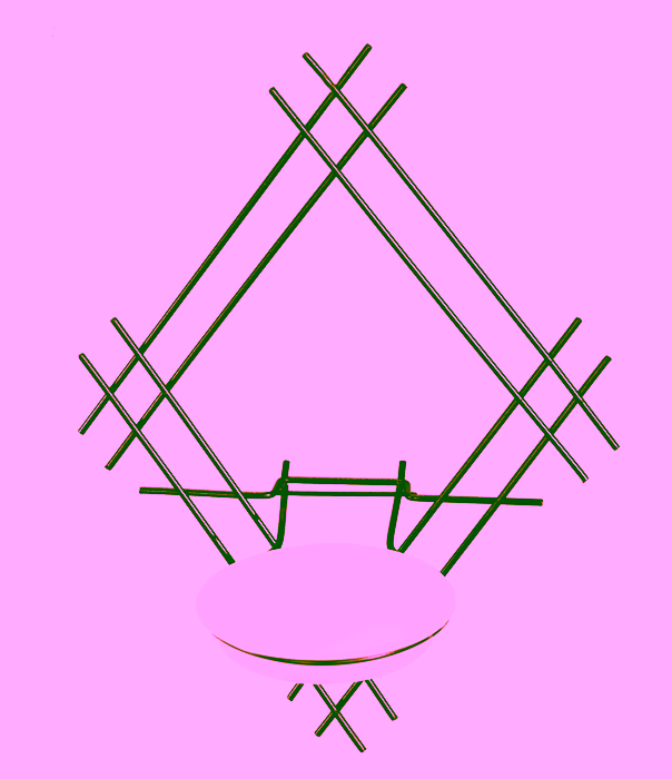 Blumenwandhalter Stahl mit Modell:82