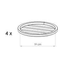 Bugholzblumenbeet aus Metall Modell:243