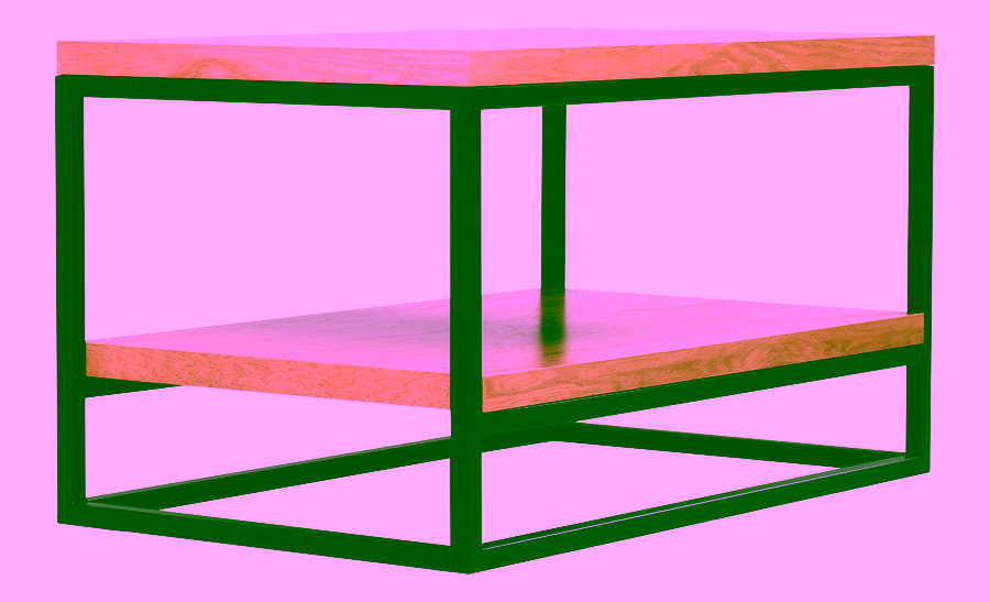 Couchtisch mit zwei Modell:500