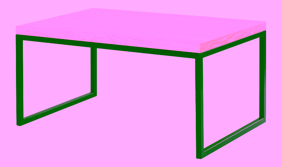 Couchtisch. Rechteckige Bank Modell:501