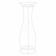 Einzelblumenbeet aus Metall Modell:247