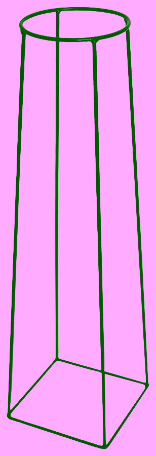 Einzelner Pflanzenständer. Blumenbeet Modell:561-76e08