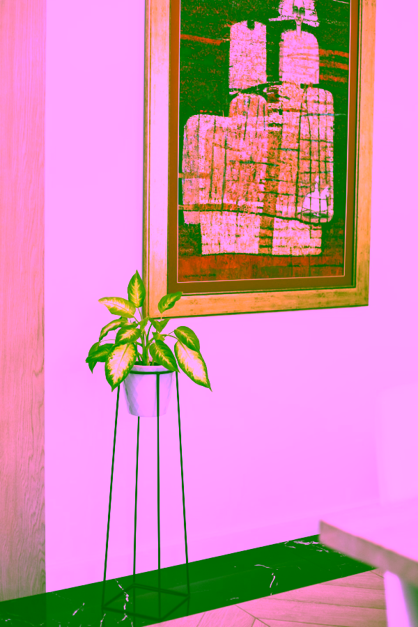 Einzelner Pflanzenständer. Blumenbeet Modell:561-76e08