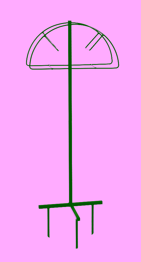 Gartenschlauchständer aus Metall