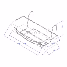 Halterung, Korb für Modell:74