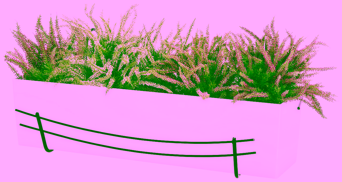 Halterung, Korb für Balkonkasten - 50 cm.