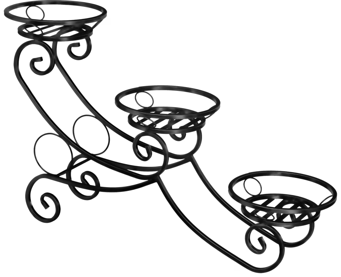 Kaskadenblumenbeet für drei Modell:142