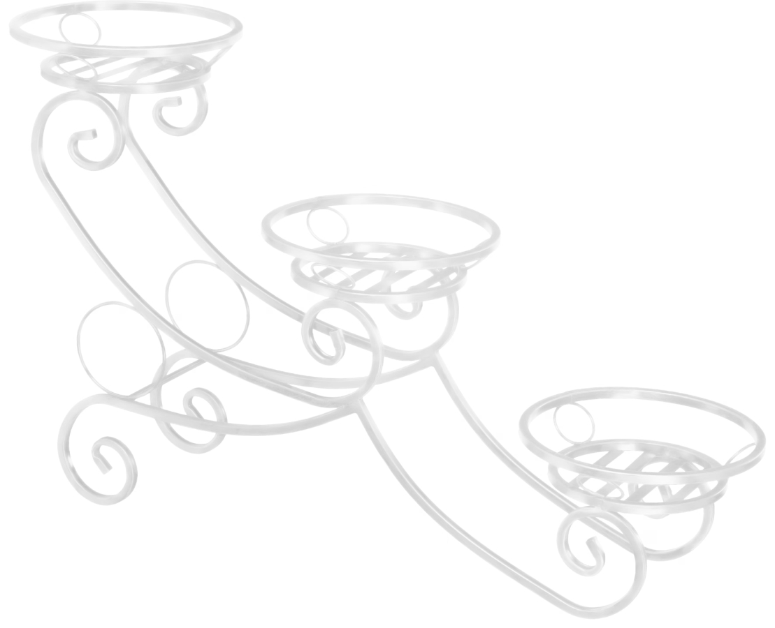 Kaskadenblumenbeet für drei Modell:142