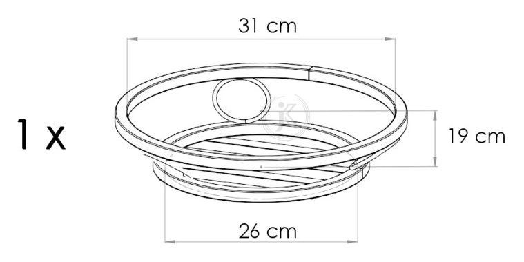 Klassische Blumensäule aus Modell:249