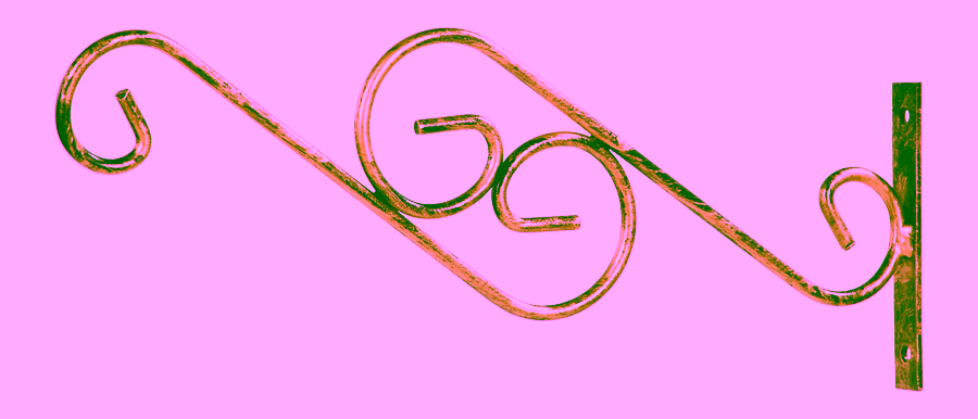 Wandhalterung für Blumentöpfe. Blumenaufhänger