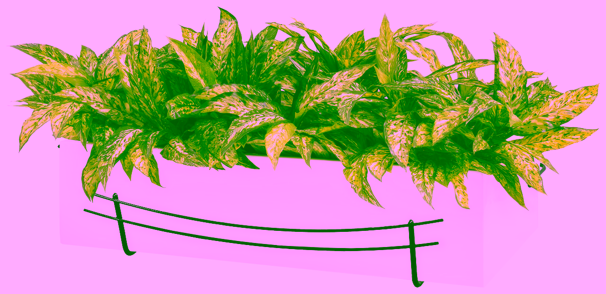 Korb, Balkonkastenhalter - 60 cm.