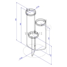 Mehrstufiges Blumenbeet für Modell:2A