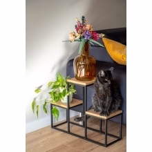Metall-Podium-Blumenbeet für 3 Modell:680