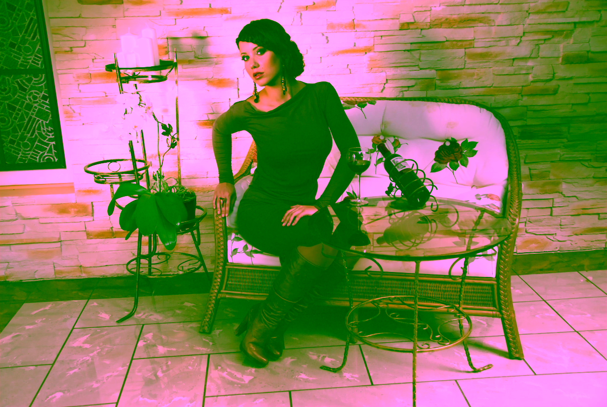 Metallblumenbeet für 3 Modell:66