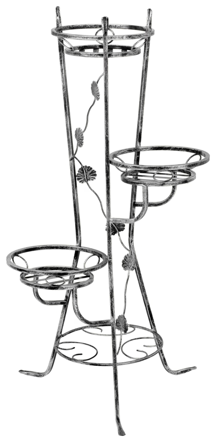 Metallblumenbeet für 3 Modell:66