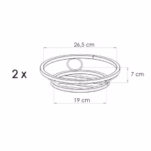 Metallblumenbeet für zwei Modell:38