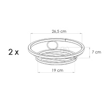 Metallblumenbeet für zwei Modell:322