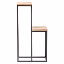 Metallischer, minimalistischer freistehender Modell:666